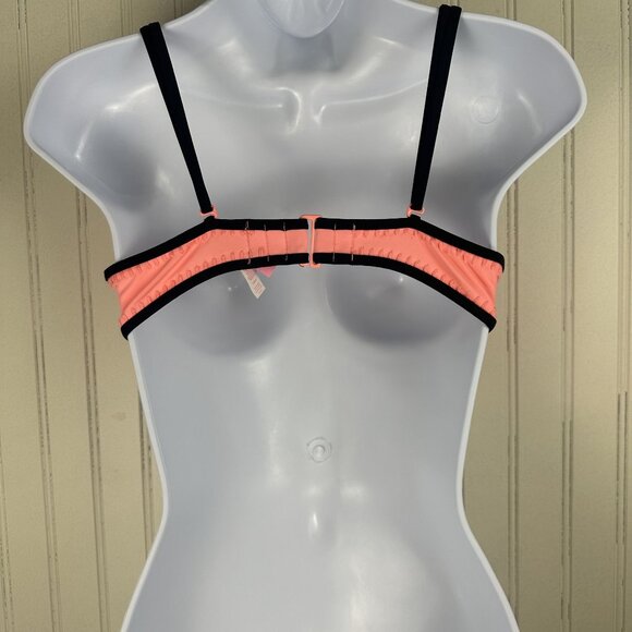 Victoria Secret‎ Color Block Y2K Pink Bikini Top is Size 34C - Picture 3 of 6